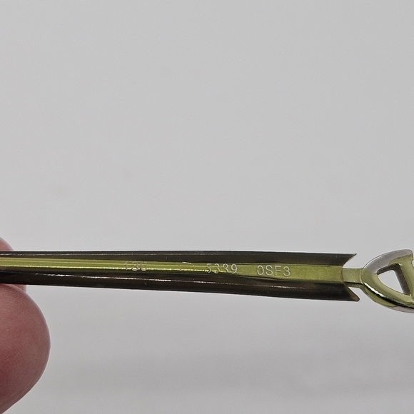 Valentino eyeglasses tortoiseshell frames with green rhinestone logo FOR FRAMES - Picture 7 of 10